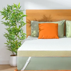 Memory Foam Mattress Topper, 4 Inch Cooling Gel Infused Mattress Topper with Soft Cover, CertiPUR-US and Oeko-TEX Certified,